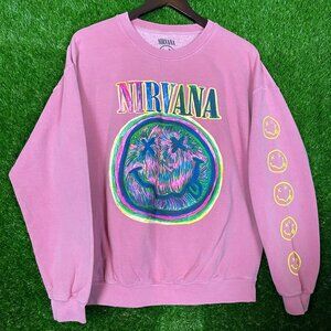 Nirvana Classic Rock Crewneck Sweater size Large